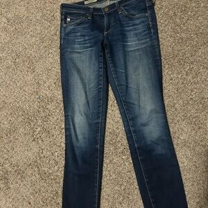 AG Adriano Goldschmied Dark Blue Skinny Jeans